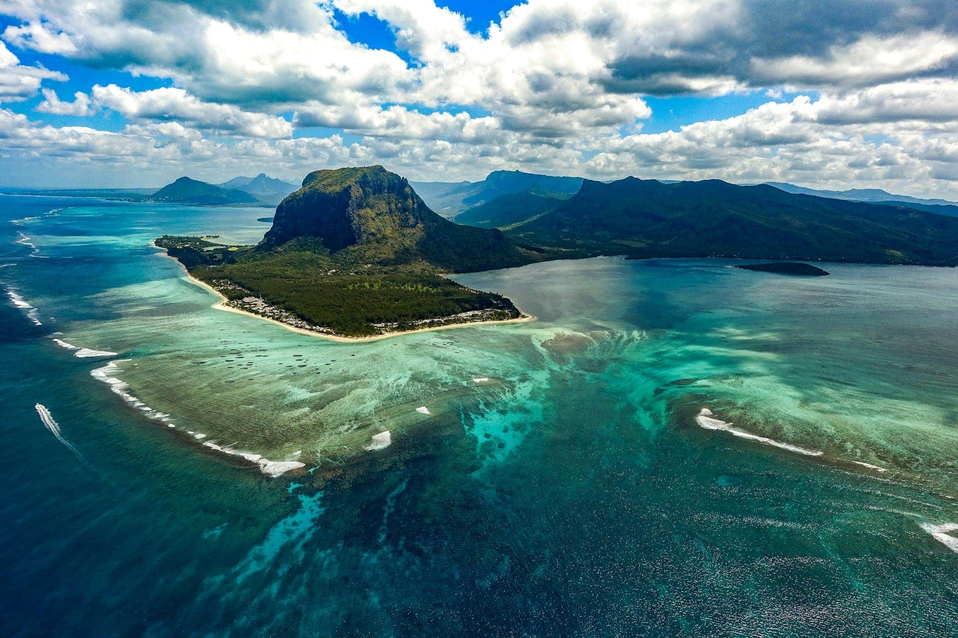 Paysage marin de l'Île Maurice