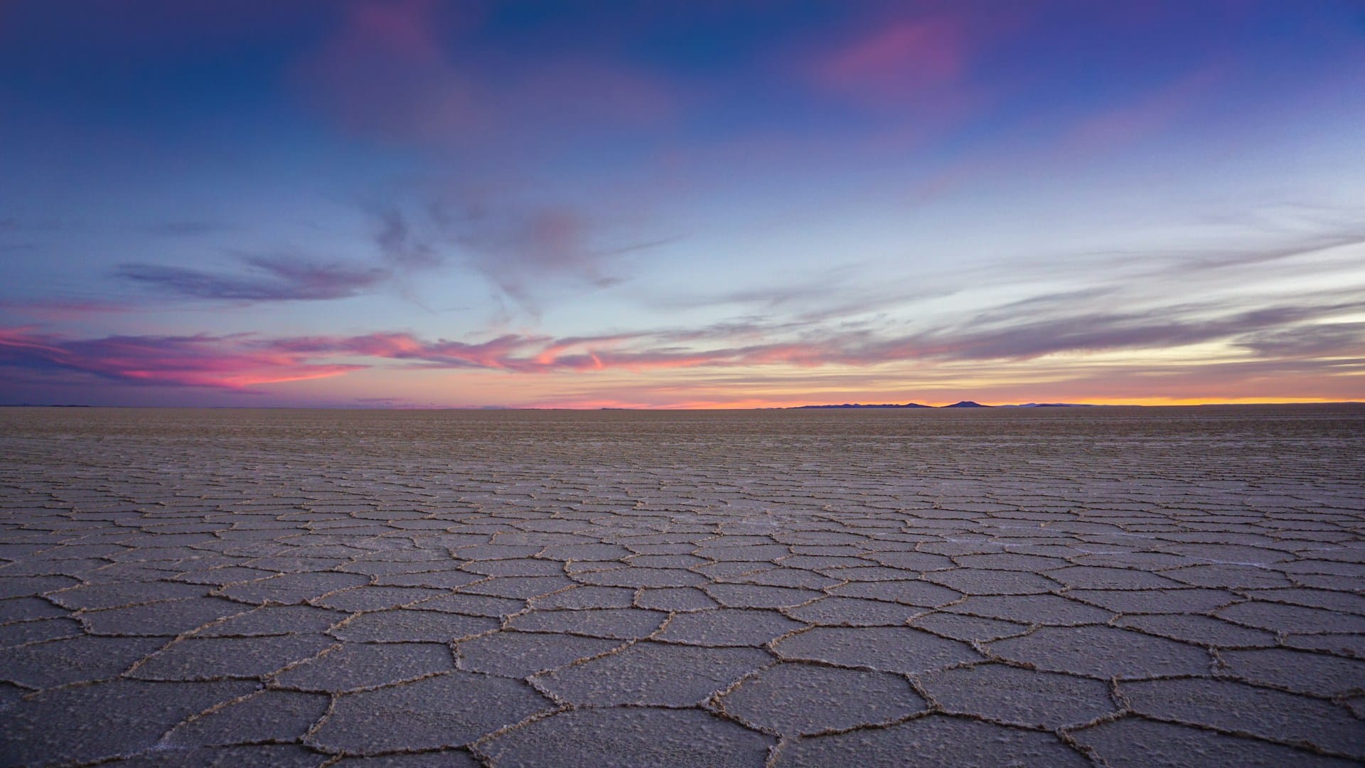 Salar d'Uyuni en Bolivie