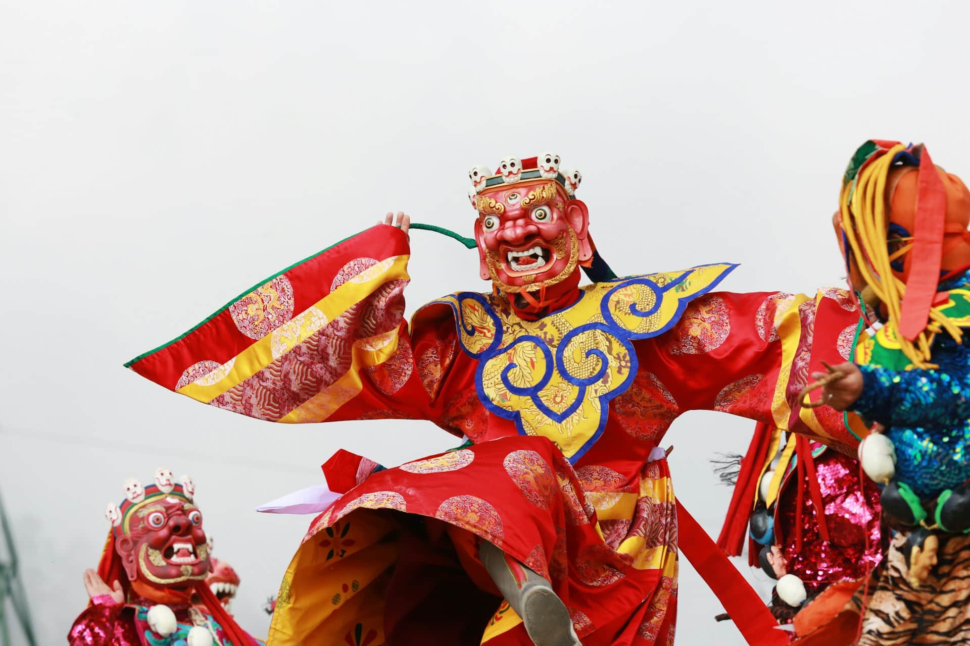 Fête traditionnelle au Bhoutan