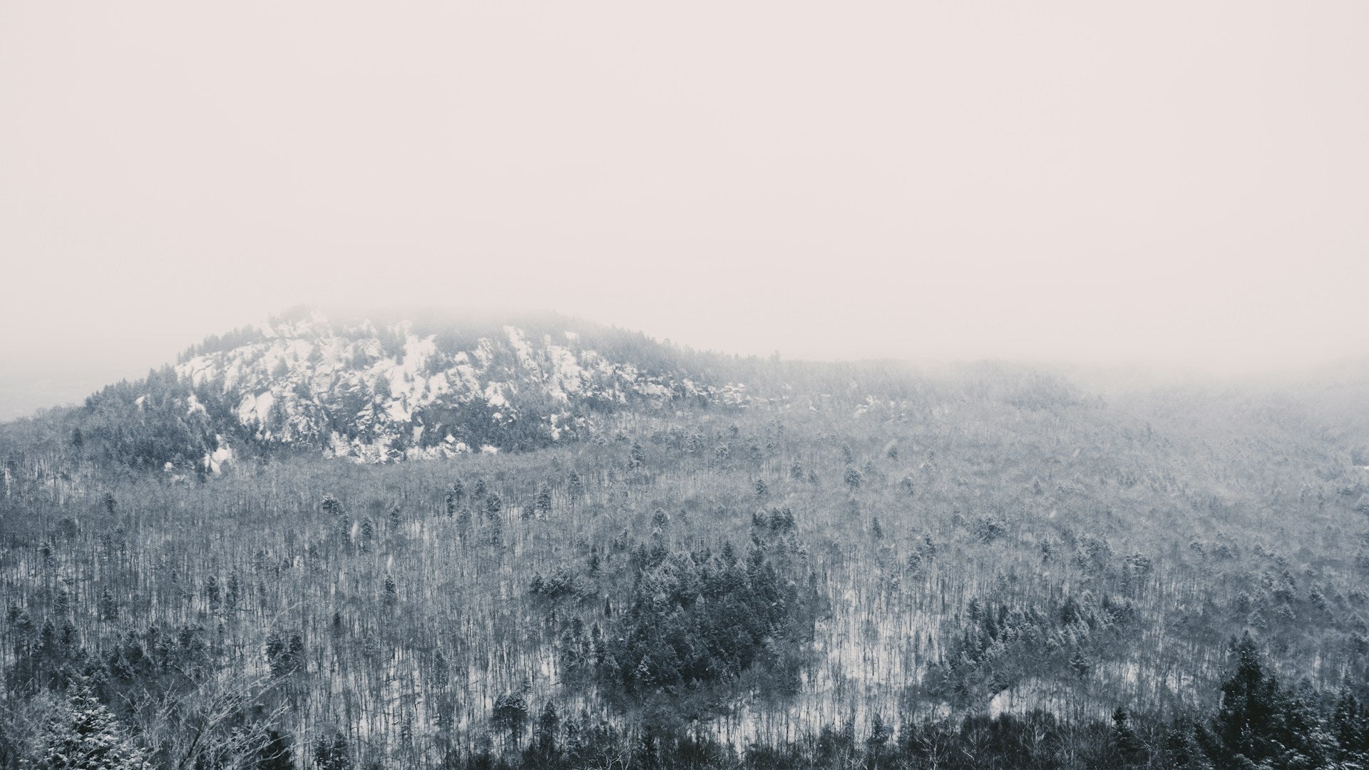 Paysage du Québec enneigé