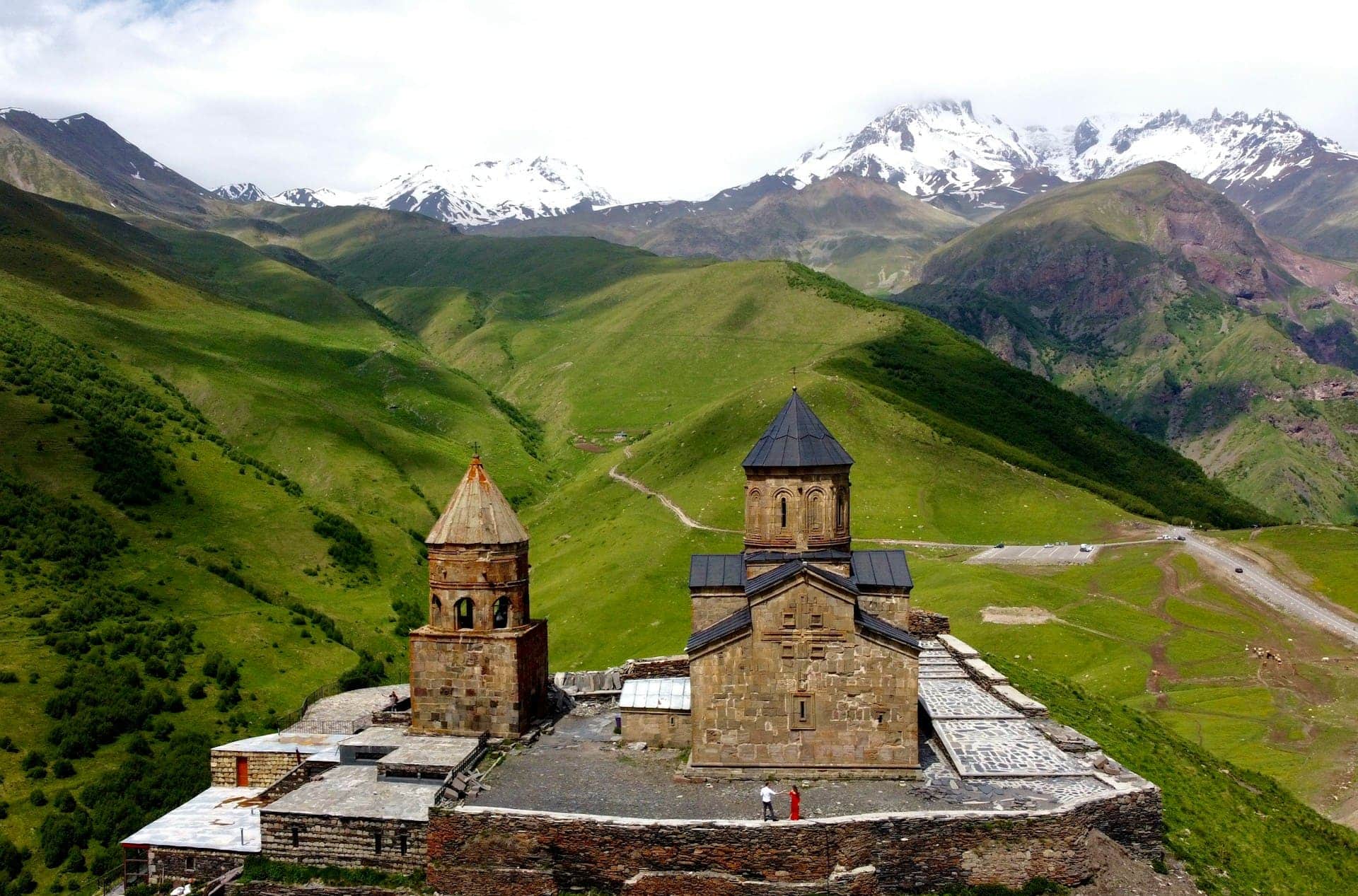 Montagnes en Géorgie