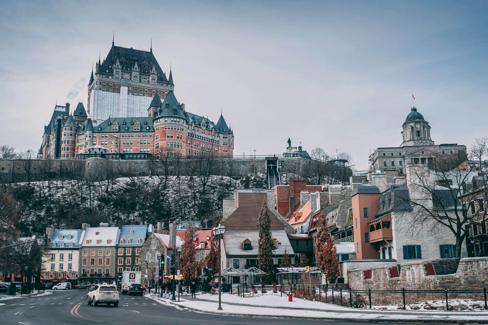 La ville de QUébec en hiver